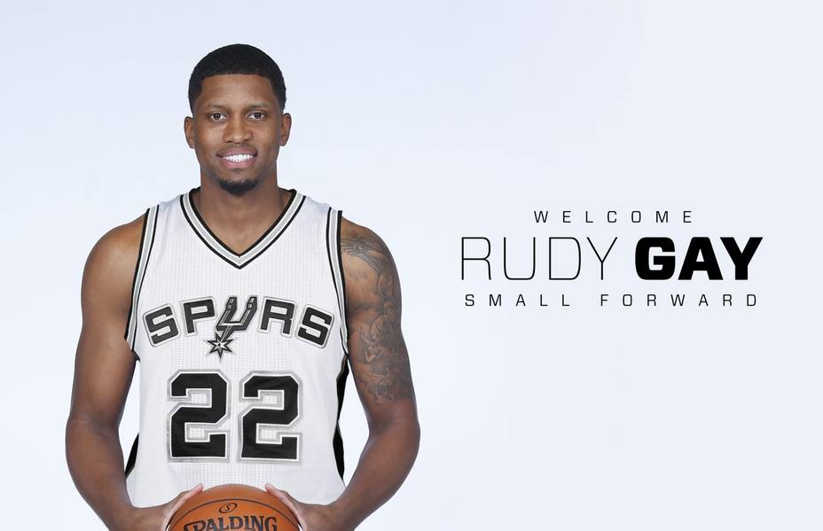 Rudy Gay, nuevo jugador de los Spurs