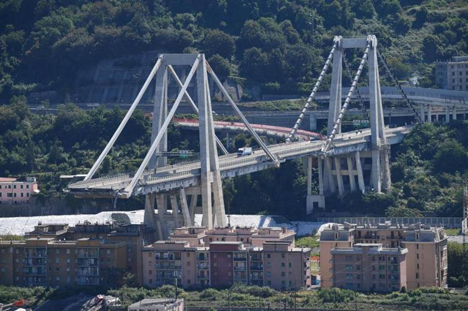 Atlantia cae un 25% en la Bolsa de Milán tras el derrumbe del puente de Génova