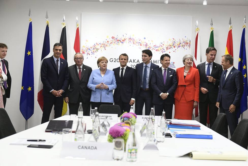 Pedro Sánchez mantiene una reunión de coordinación con los líderes europeos antes de la cumbre del G20
