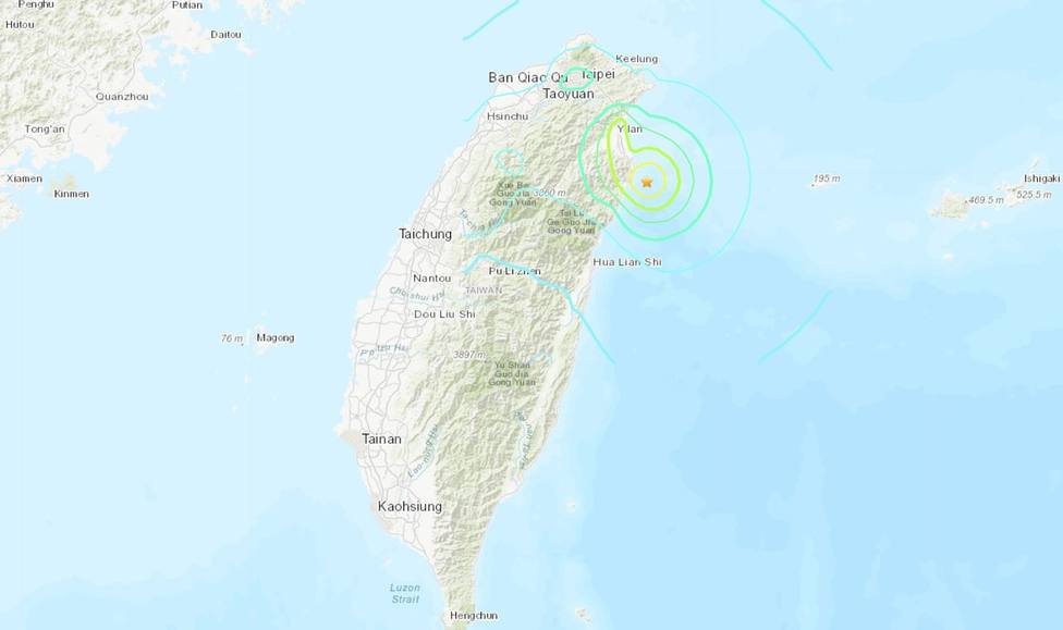 Registrado un terremoto de magnitud 6 en el norte de Taiwán