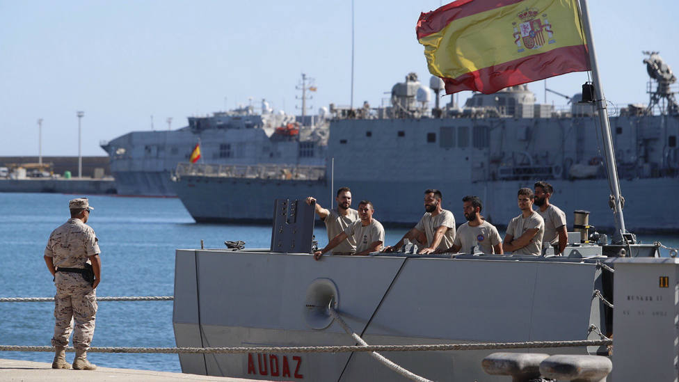 Audaz, el buque de la Armada Española