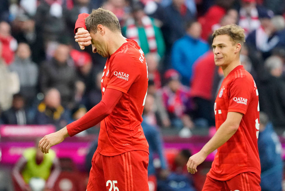 El Bayern se lamenta de la derrota en la Bundesliga (EFE)