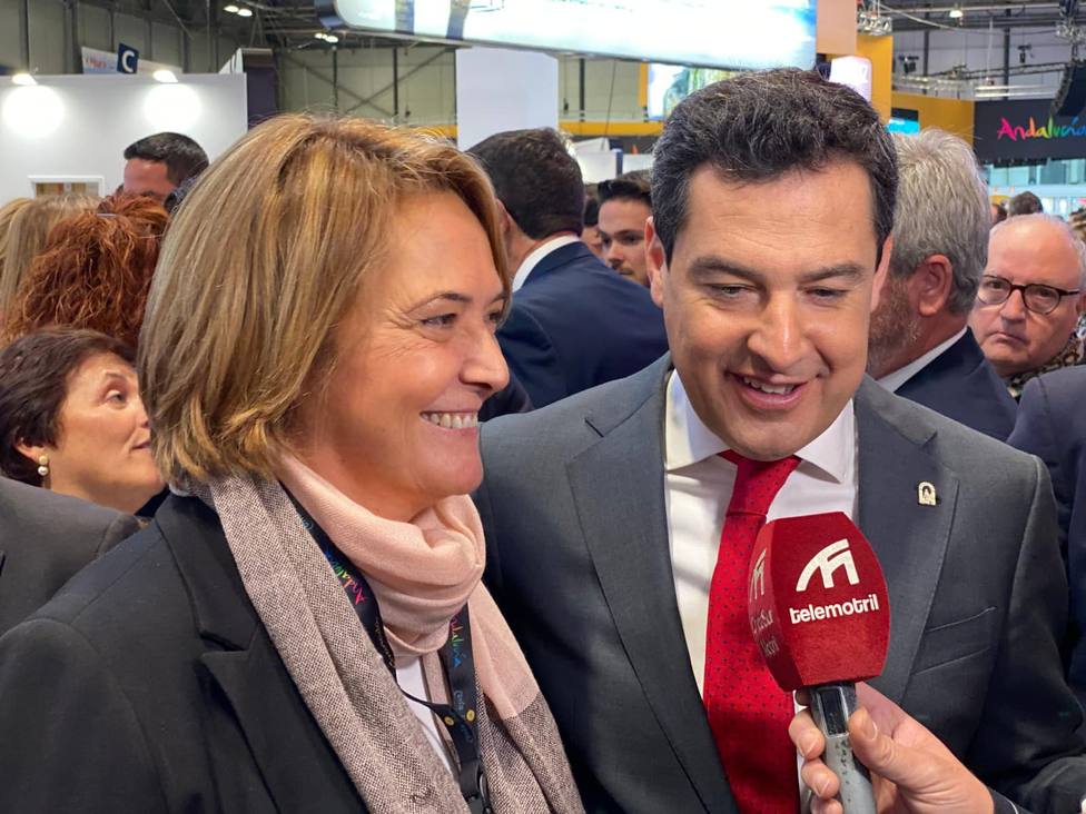 La alcaldesa de Motril con el Presidente de la Junta de Andalucía