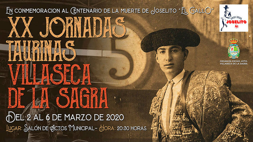Cartel anunciador de las XX Jornadas Taurinas de Villaseca de la Sagra
