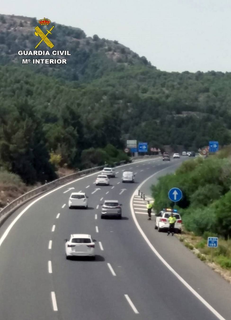 La Guardia Civil investiga a un conductor que circulaba a más del doble de la velocidad máxima permitida