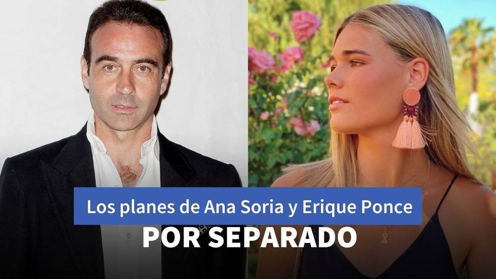 Los planes de desconexión de Ana Soria y Enrique Ponce que han separado a la pareja