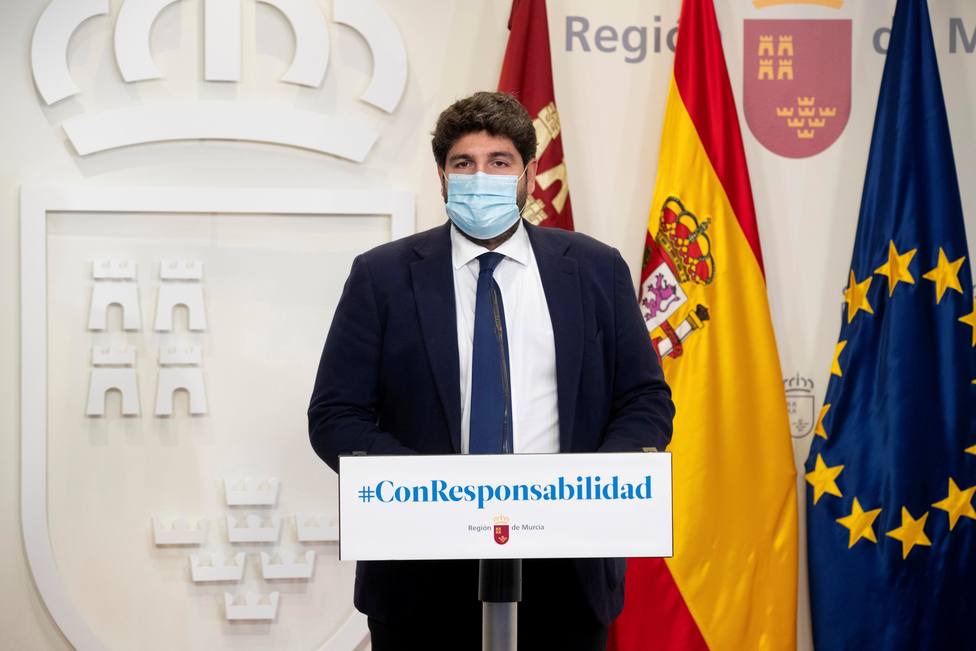 Murcia alerta de que los ingresos diarios por coronavirus podrían duplicarse en una semana