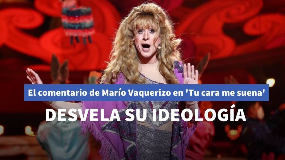 La polémica frase de Mario Vaquerizo en ‘Tu cara me suena’ que provoca descubrir sus simpatías políticas