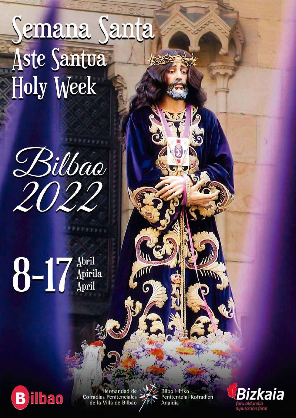 Cartel oficial de la Semana Santa de Bilbao 2022