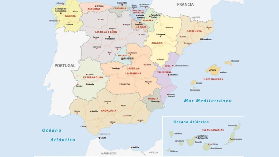 El mapa que muestra cuáles son las provincias con más y menos esperanza de vida en España