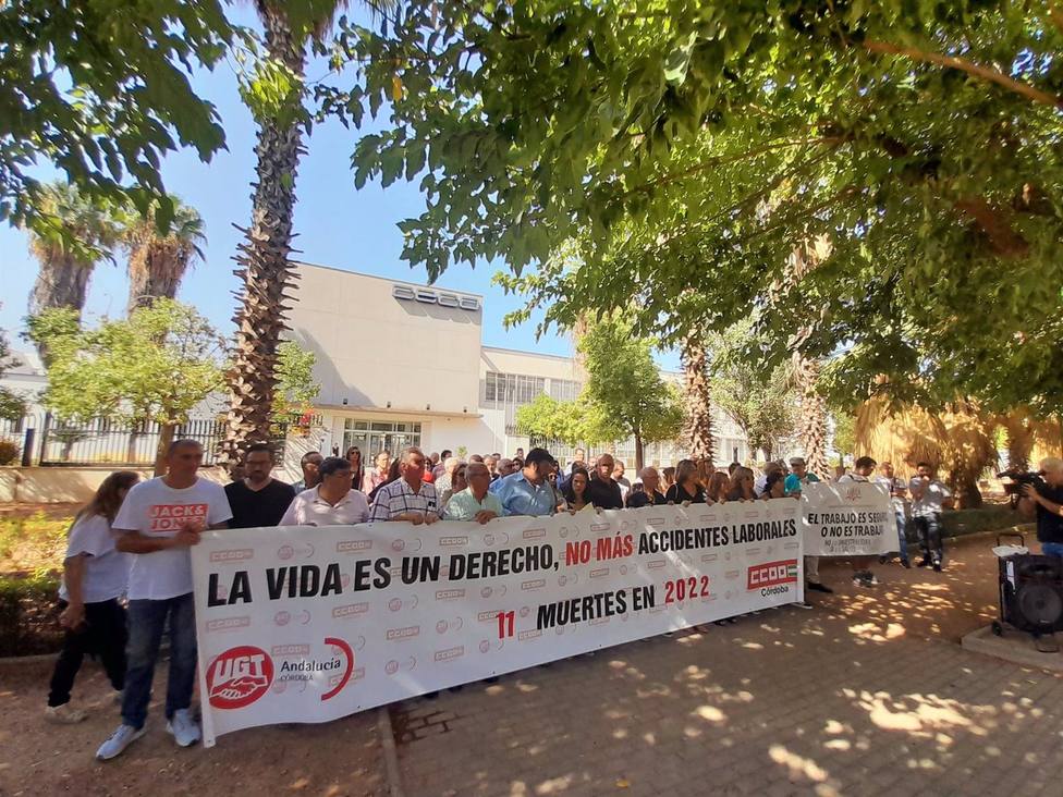UGT y CCOO califican de insostenibles las cifras de la siniestralidad laboral en Córdoba
