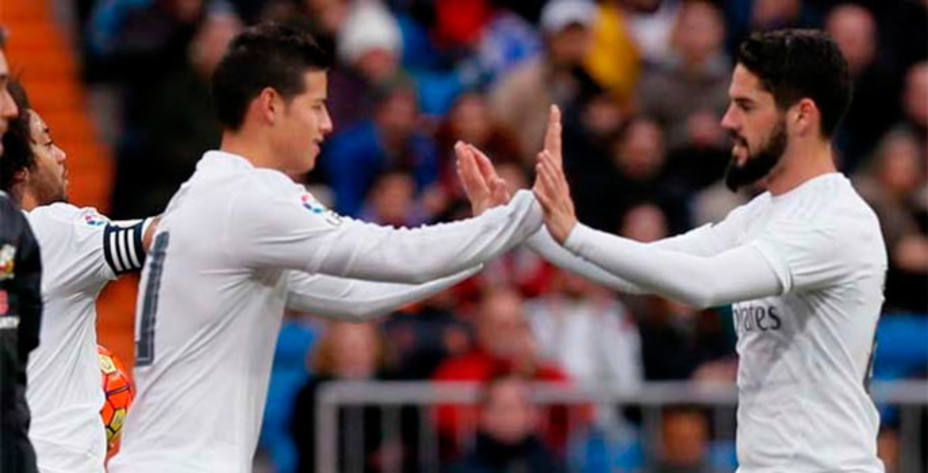 James o Isco pueden tener las horas contadas en el Real Madrid (EFE)