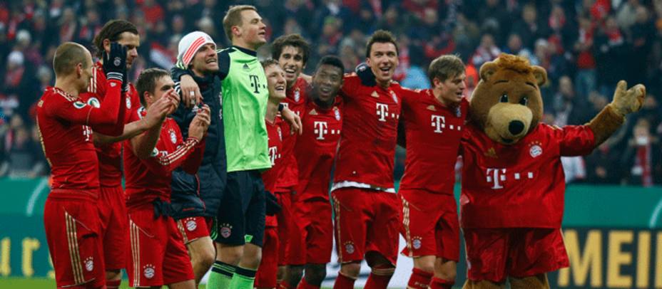 El Bayern puede ganar la Bundesliga la próxima jornada. REUTERS