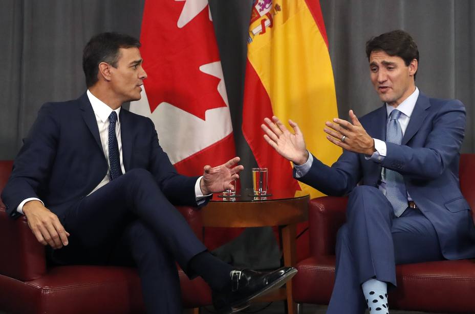 Trudeau recibe a Sánchez en Montreal