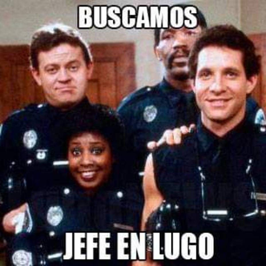 La ausencia de jefe en la Policía Local de Lugo alimenta los memes en Internet
