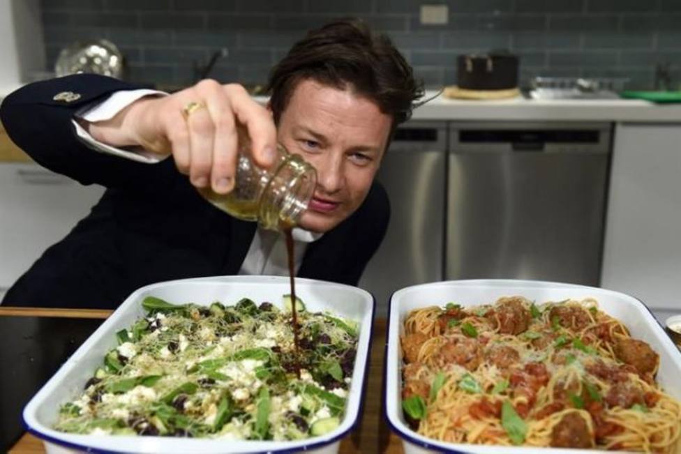 El cocinero británico Jamie Oliver, en su restaurante de Sídney, Australia