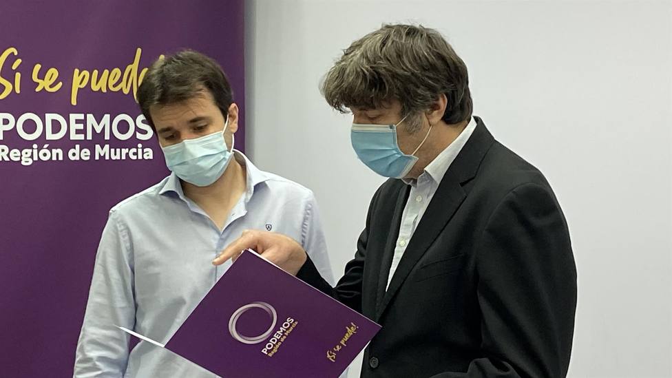 Podemos: Los fondos europeos pueden acabar como las vacunas, repartidos entre amigos de López Miras