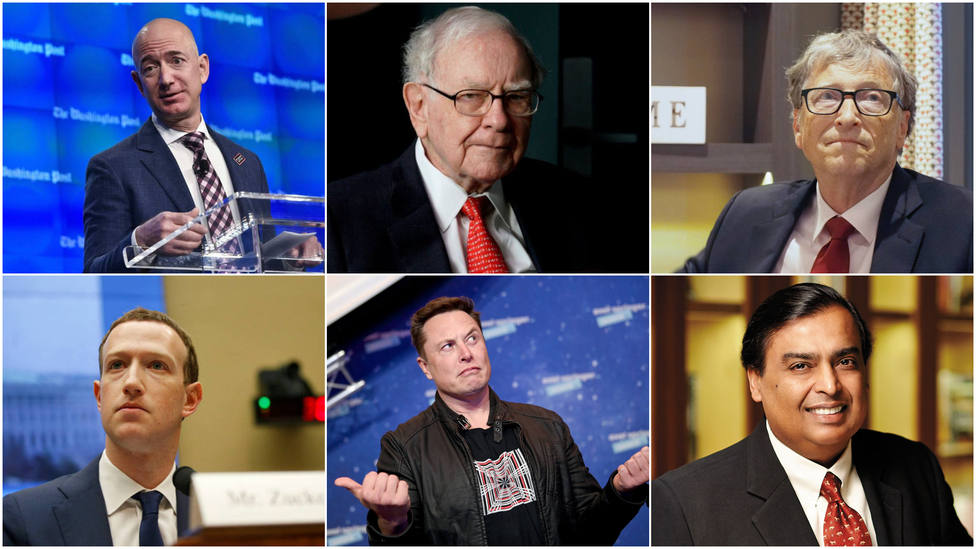 Estas son las diez personas más ricas del mundo según la lista Forbes