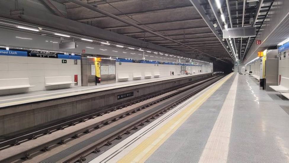 El Metro de Barcelona estrenará la nueva estación de la L5 Ernest Lluch este domingo