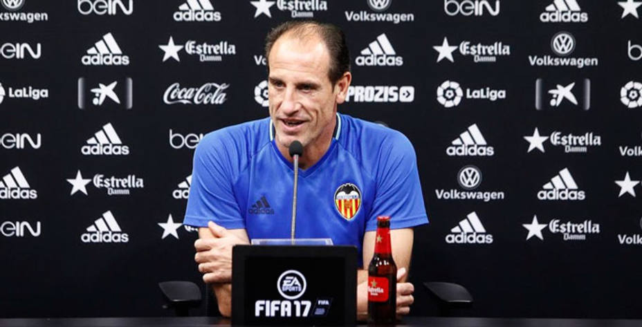 Voro defendió a Dani Parejo en rueda de prensa. Foto: Valencia CF.