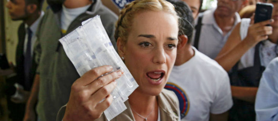Lilian Tintori, esposa de Leopoldo López. Reuters