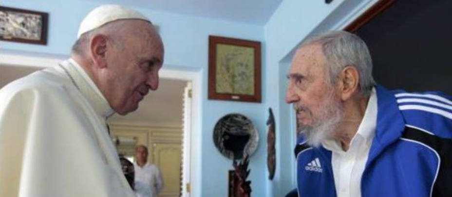 Encuentro de Francisco con Fidel Castro. EFE