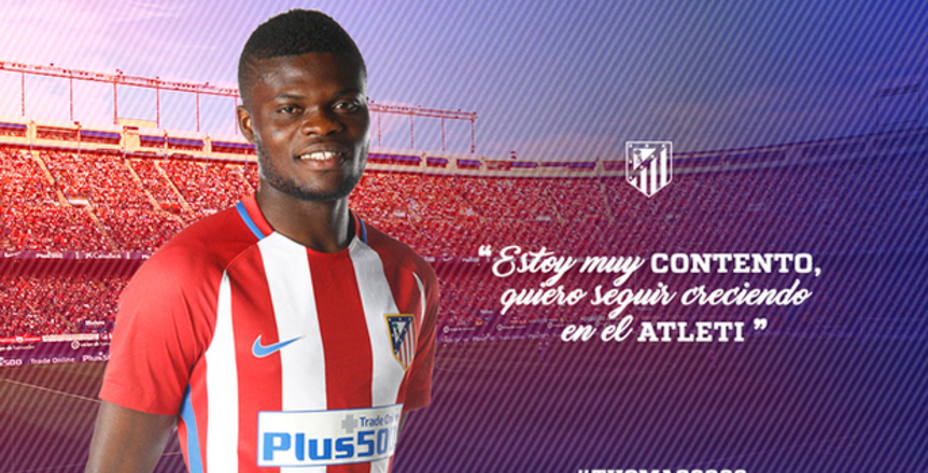 Thomas renueva con el Atlético hasta 2022 (FOTO - @Atleti)