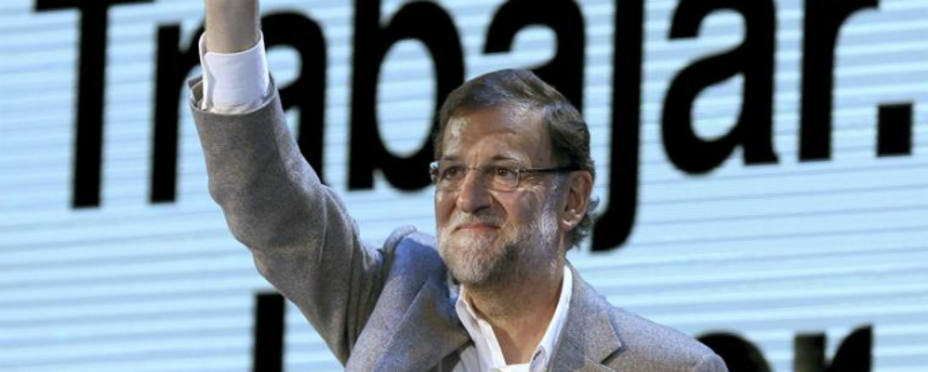 Mariano Rajoy durante su intervencioón de esta mañana. EFE