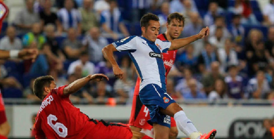 Lucas Vázquez jugará en el Espanyol hasta junio de 2019. Foto: RCD Espanyol.