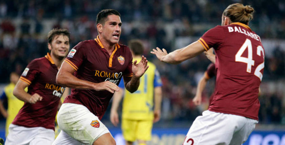 Borriello celebra el gol ante el Chievo (Reuters)