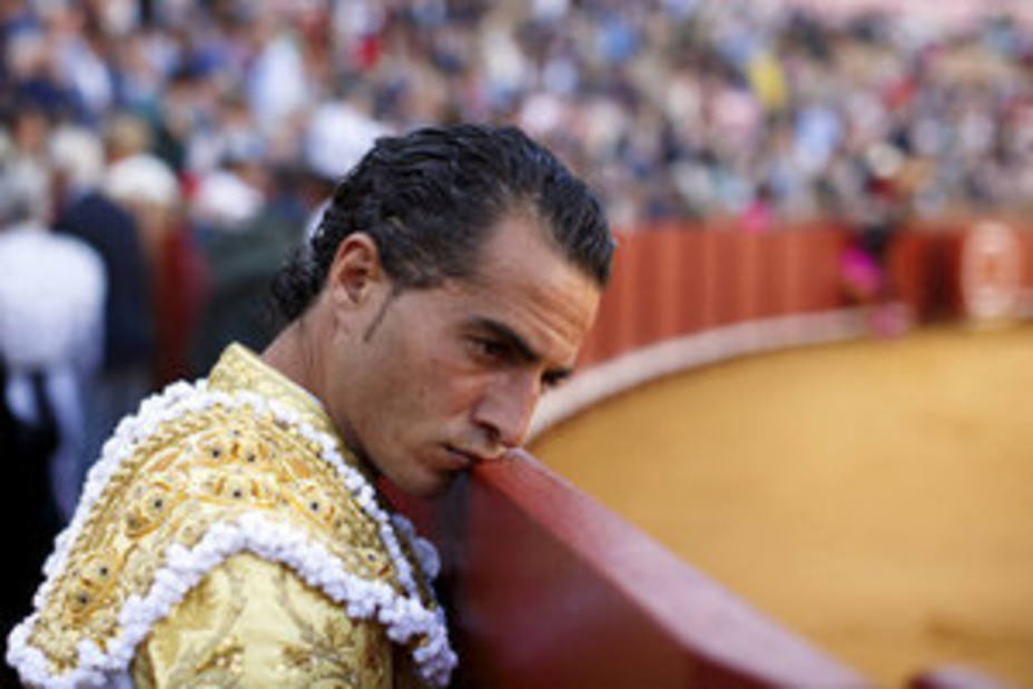 Ivan Fandiño durante una corrida en La Maestranza de Sevilla
