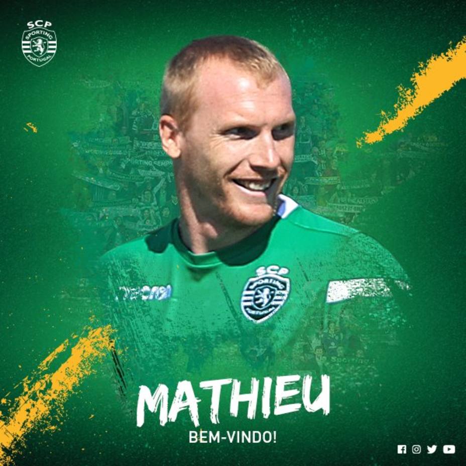Mathieu, nuevo jugador del Sporting de Portugal