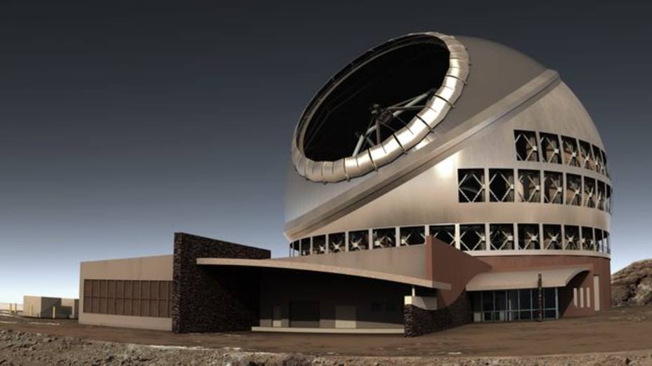 Recreación del futuro telescopio de treinta metros