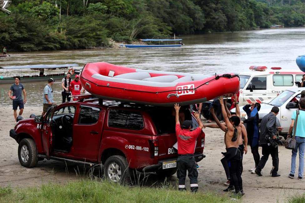 Un grupo de rastreadores de aguas rápidas se une a la búsqueda del español desaparecido en Ecuador
