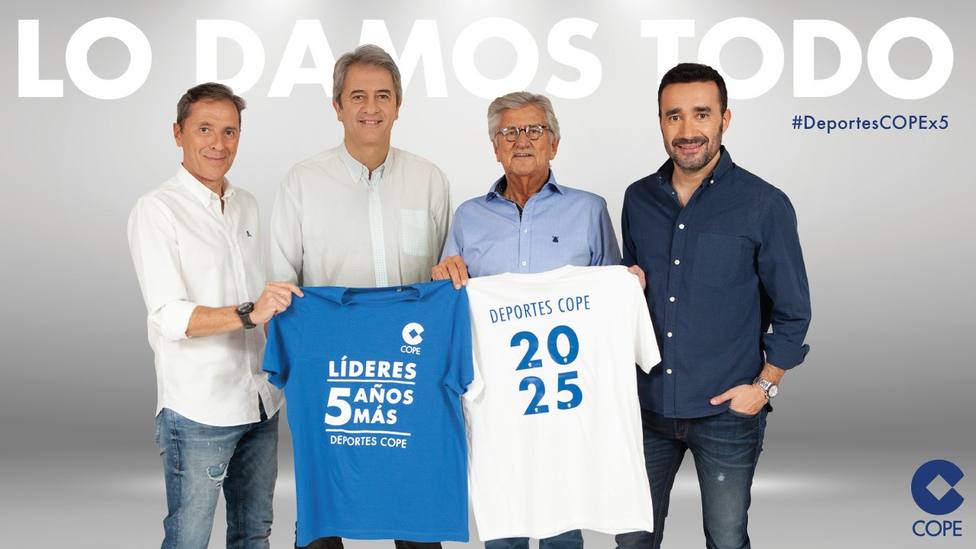 Paco, Pepe, Lama y Juanma: cinco años más en COPE