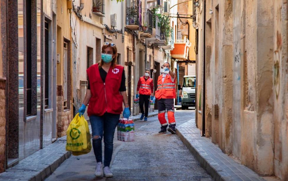 Creu Roja distribuye 348.000 kilosde alimentos en Balears