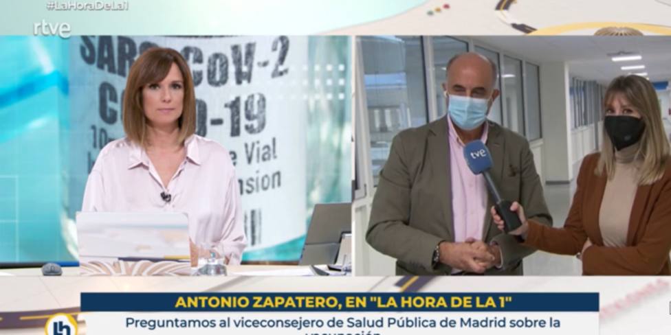 El corte de un viceconsejero de Ayuso a Mónica López que revoluciona su entrevista en TVE
