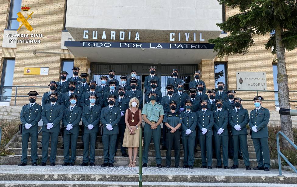 Los nuevos agentes de la Guardia Civil