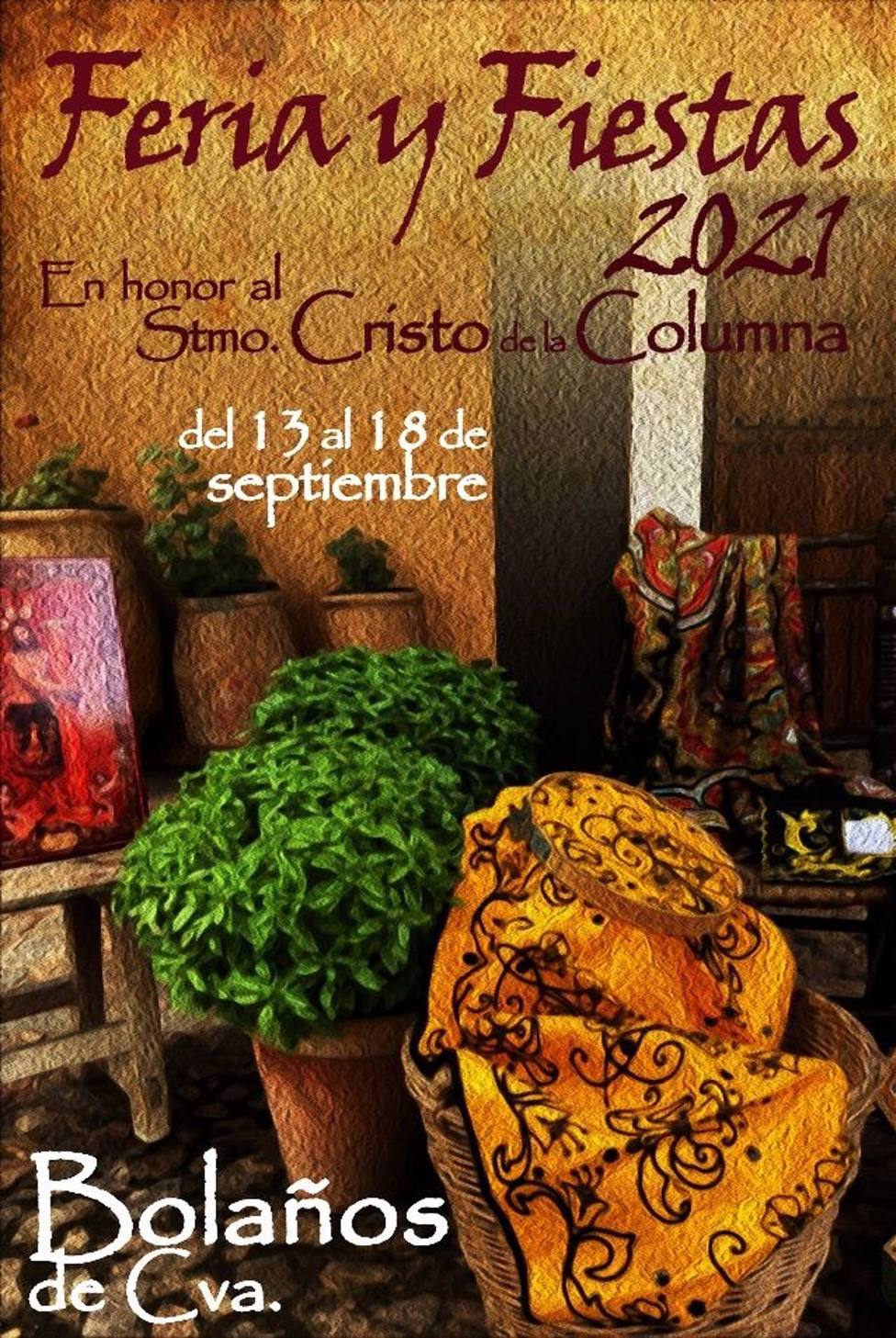 Cartel de XXXIX Certamen Nacional de Pintura y Literatura Castillo de San Fernando de Bolaños