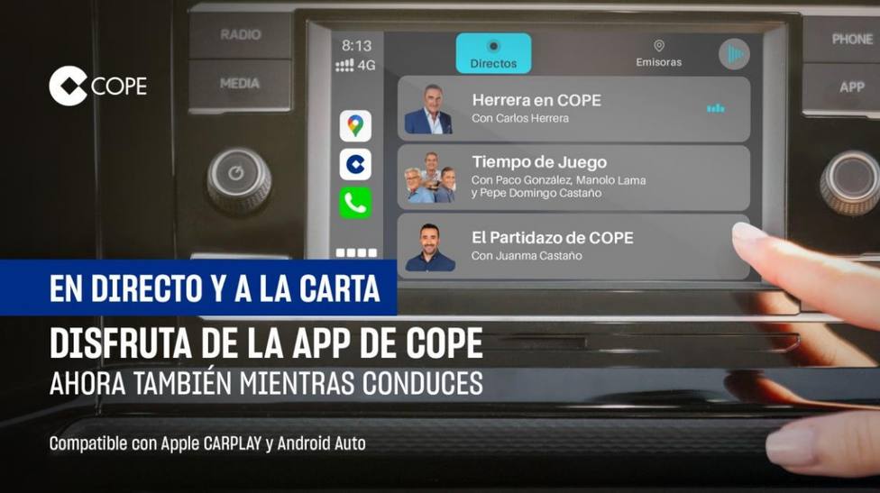 COPE colabora con Apple y Google para desarrollar una ‘app’ más sencilla y segura para conductores