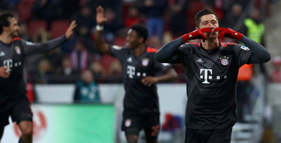 Doblete de Lewandowski, en la victoria del Bayern (Reuters)