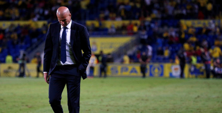 Zidane se lamenta del empate ante Las Palmas (Reuters)