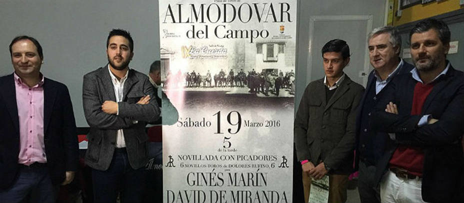 El acto de presentación de la novillada de Almodóvar del Campo se celebró en el Centro Multifuncional Las Eras de Marta