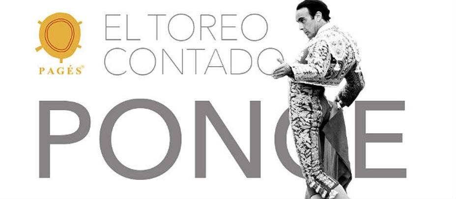 Cartel anunciador de El Toreo Contado que protagonizará Enrique Ponce. TOROMEDIA