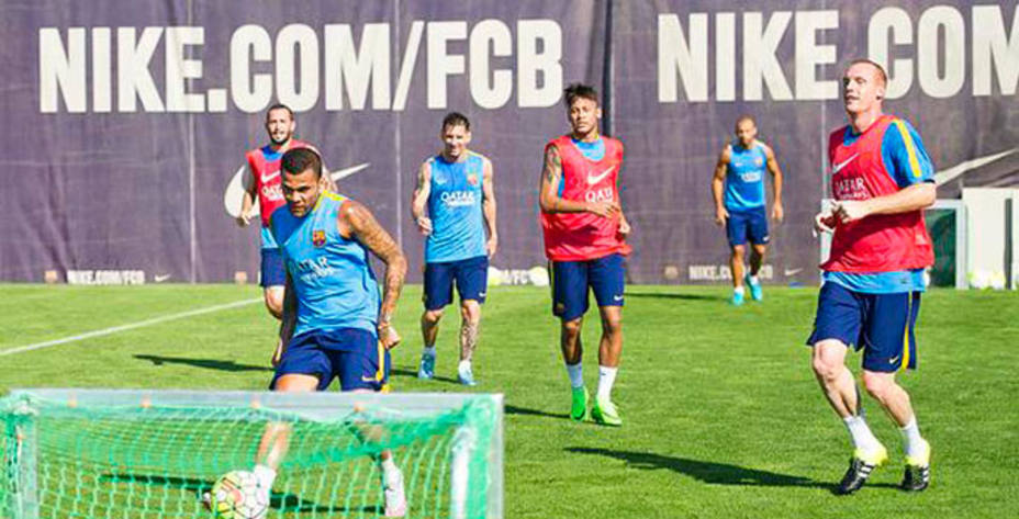 Los jugadores que estuvieron en la Copa América trabajaron en Barcelona. Foto: FCB.