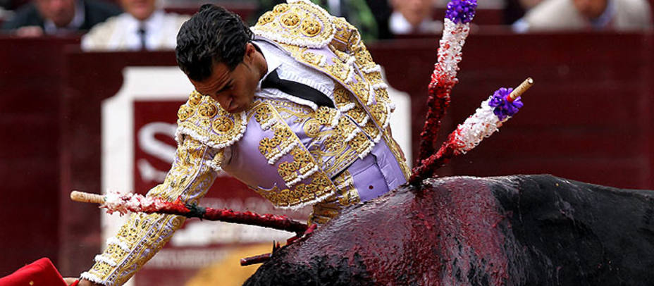 Iván Fandiño logró el indulto del toro Floreado de la ganadería de Juan Bernardo Caicedo en Diutama. ARCHIVO