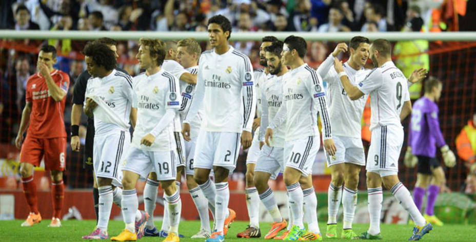 Gran victoria del Real Madrid en Anfield (Reuters)