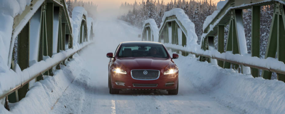 El Jaguar XJ-AWD en Yukon, la ciudad más fría del mundo