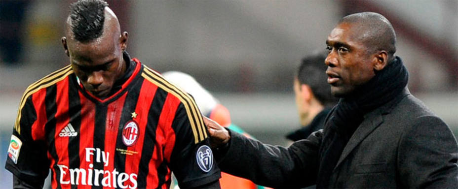 Clarence Seedorf, entrenador del Milan. REUTERS