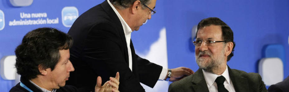 Carlos Floriano junto a Mariano Rajoy, foto PP